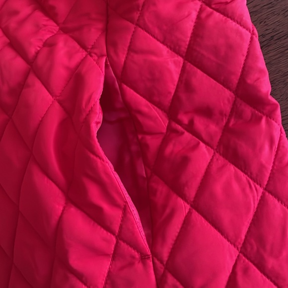 Style & Co tango red mock neck quilted vest NWOT - Picture 7 of 9
